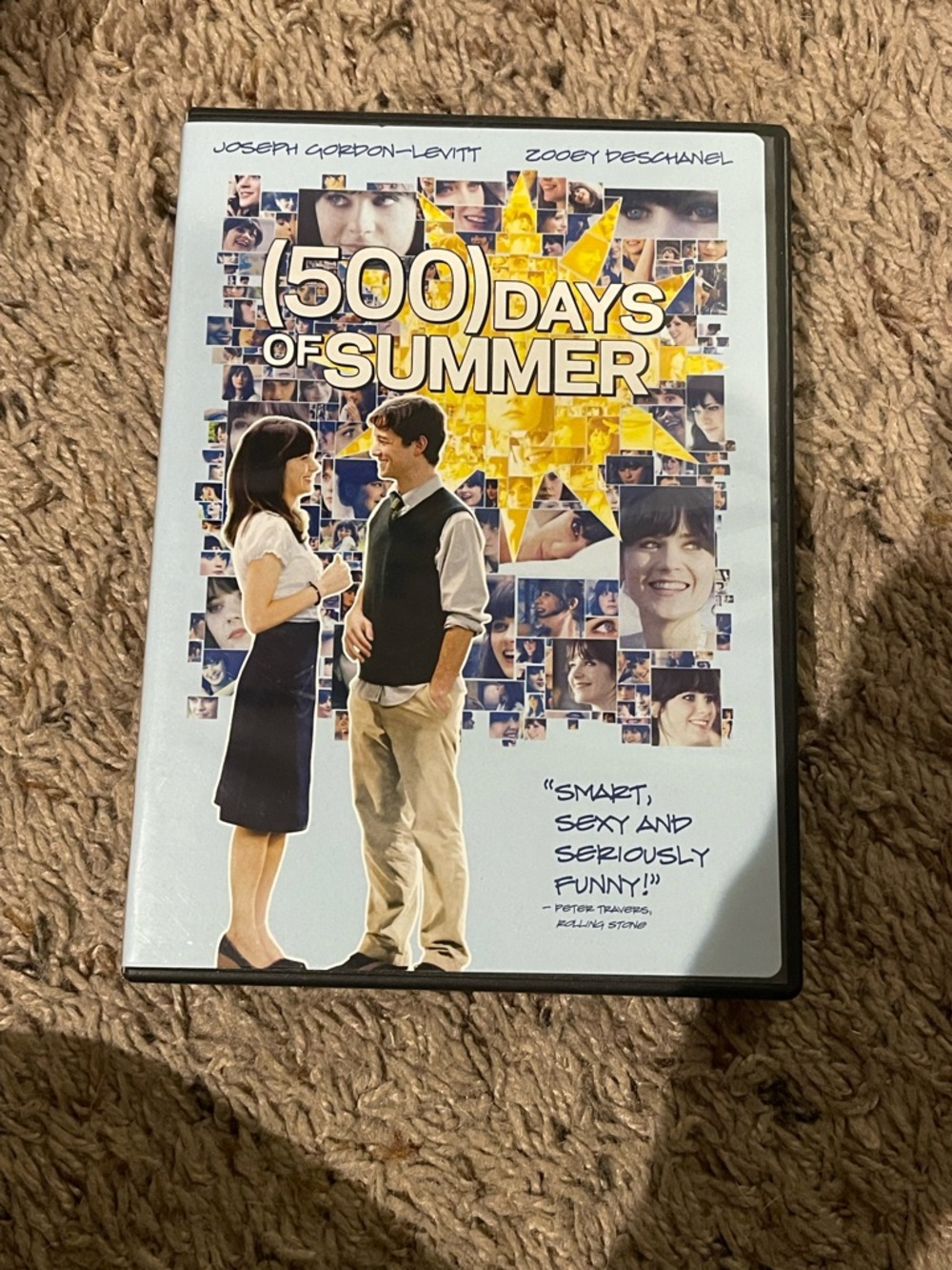 (500) Days of Summer DVD - White & Yellow Cover